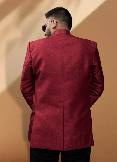 Coats & Blazers Woven Jacquard in Red