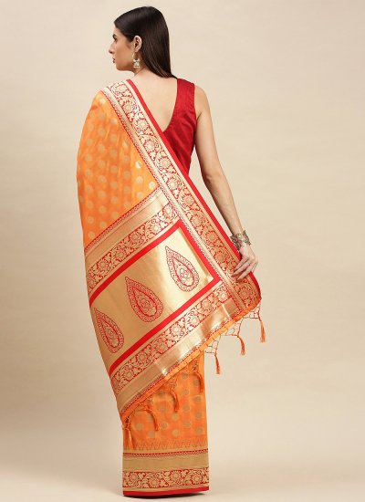 Compelling Banarasi Silk Traditional Designer Saree