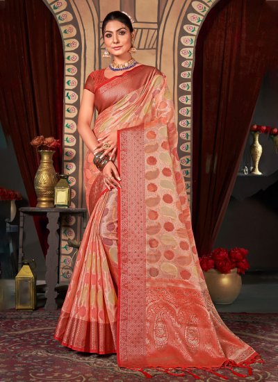 Compelling Embroidered Multi Colour Classic Saree