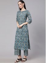Compelling Printed Ceremonial Trendy Salwar Suit
