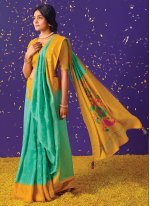 Conspicuous Brasso Weaving Traditional Saree