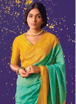 Conspicuous Brasso Weaving Traditional Saree