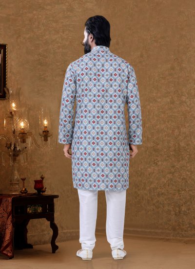 
                            Cotton Multi Colour Kurta Pyjama