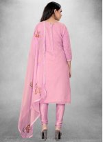 Cotton Printed Pink Salwar Suit