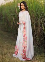 Customary Chanderi Silk Ceremonial Contemporary Style Saree