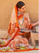Customary Silk Multi Colour Casual Saree