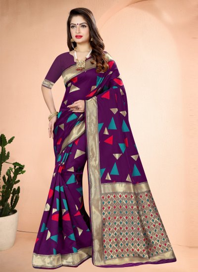 Cute Art Banarasi Silk Traditional Designer Saree