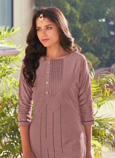 Dainty Embroidered Casual Designer Kurti