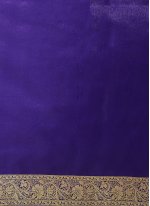 Dainty Woven Purple Designer Traditional Saree