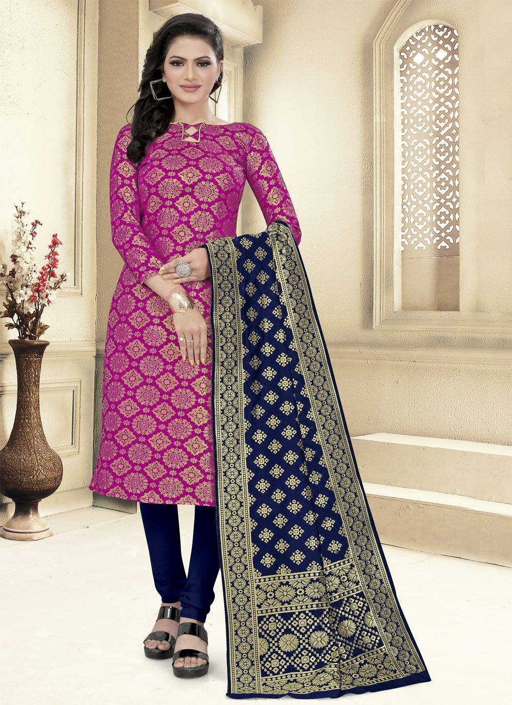 Baby pink Colour Combination For Dresses||Colour Contrast For  Kurtis/Dresses/Suits||Punjabi Suit - YouTube