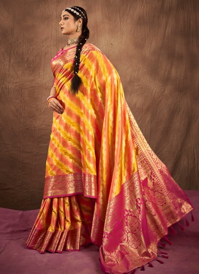 Dashing Silk Weaving Designer Traditional Saree