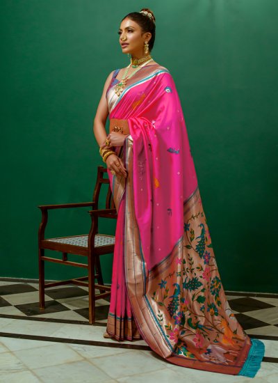 Delightful Silk Ceremonial Trendy Saree