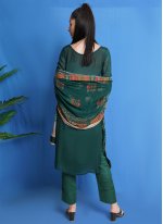 Deserving Embroidered Green Trendy Designer Salwar Kameez 