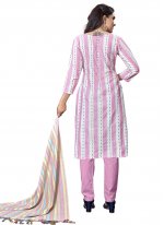 Deserving Handloom Cotton Woven Lavender Salwar Suit