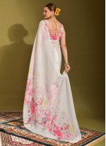 Deserving Linen Printed Saree
