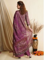 Deserving Tussar Silk Party Trendy Salwar Suit