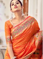 Desirable Weaving Traditional Designer Saree