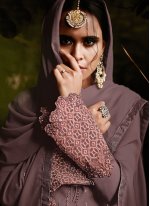 Distinctively Mauve  Festival Designer Pakistani Suit