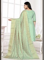 Divine Cotton Green Designer Salwar Suit