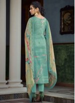 Divine Embroidered Straight Salwar Suit