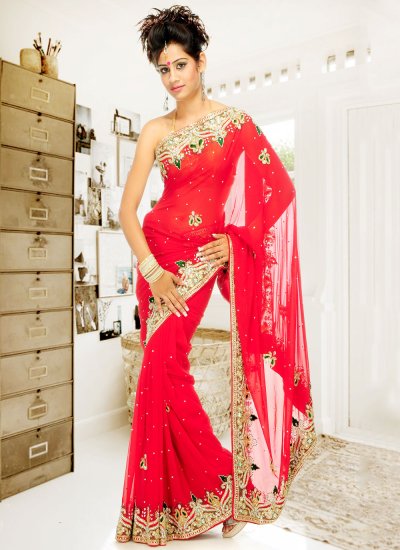 Popular Red Reception Pure Silk Sarees online shopping Page 4