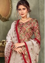 Enticing Embroidered Multi Colour Designer Pakistani Salwar Suit 