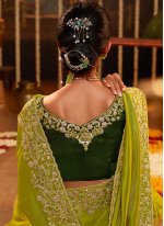 Enticing Zari Green Trendy Saree
