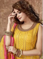 Ethnic Faux Georgette Festival Readymade Suit