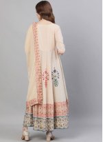 Exceeding Print Multi Colour Cotton Anarkali Suit