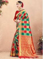 Exceptional Art Banarasi Silk Woven Traditional Saree