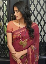 Exciting Maroon Casual Traditional Saree