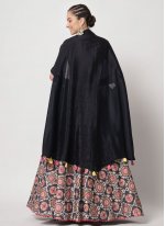 Exciting Silk Sequins Multi Colour Lehenga Choli