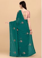 Exotic Embroidered Cotton Traditional Saree