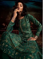Exotic Velvet Green Salwar Kameez