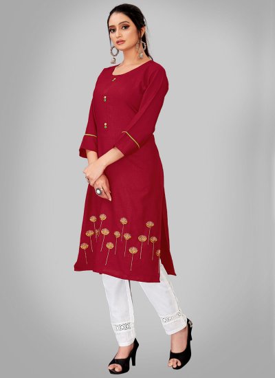 Exquisite Embroidered Festival Party Wear Kurti