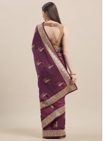 Exquisite Satin Silk Wedding Classic Designer Saree