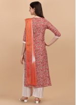 Exquisite Thread Chanderi Straight Salwar Suit
