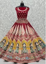 Exquisite Velvet Sequins Designer Lehenga Choli