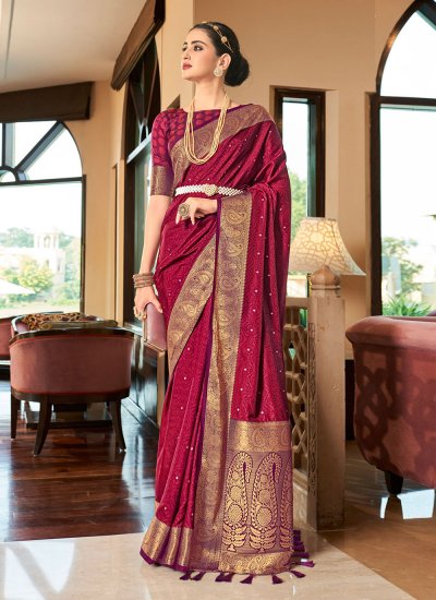 Exquisite Weaving Designer Traditional Saree