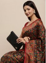 Exquisite Woven Brown Trendy Saree