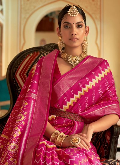 Extraordinary Pink Saree