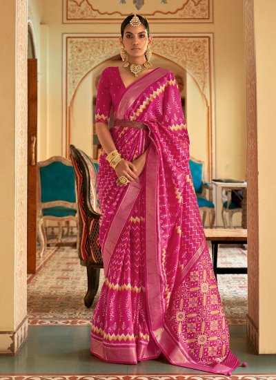 Extraordinary Pink Saree