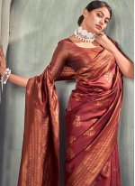 Extraordinary Woven Casual Contemporary Style Saree