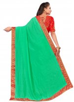 Eye-Catchy Embroidered Ceremonial Traditional Saree