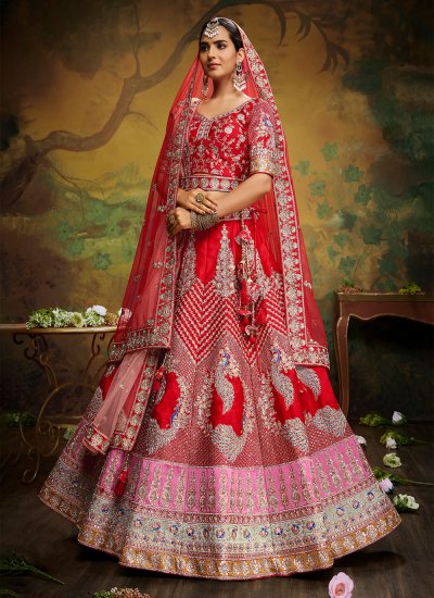 Fab Embroidered Wedding Designer Lehenga Choli