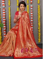 Fantastic Weaving Sangeet Contemporary Saree