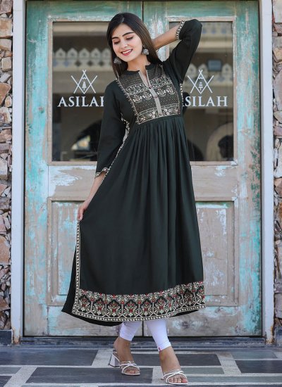 Fashionable Party Wear Kurti For Ceremonial