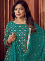 Faux Georgette Rama Designer Pakistani Salwar Suit