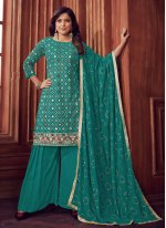 Faux Georgette Rama Designer Pakistani Salwar Suit