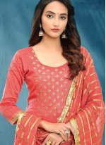 Festal Cotton Silk Churidar Salwar Suit